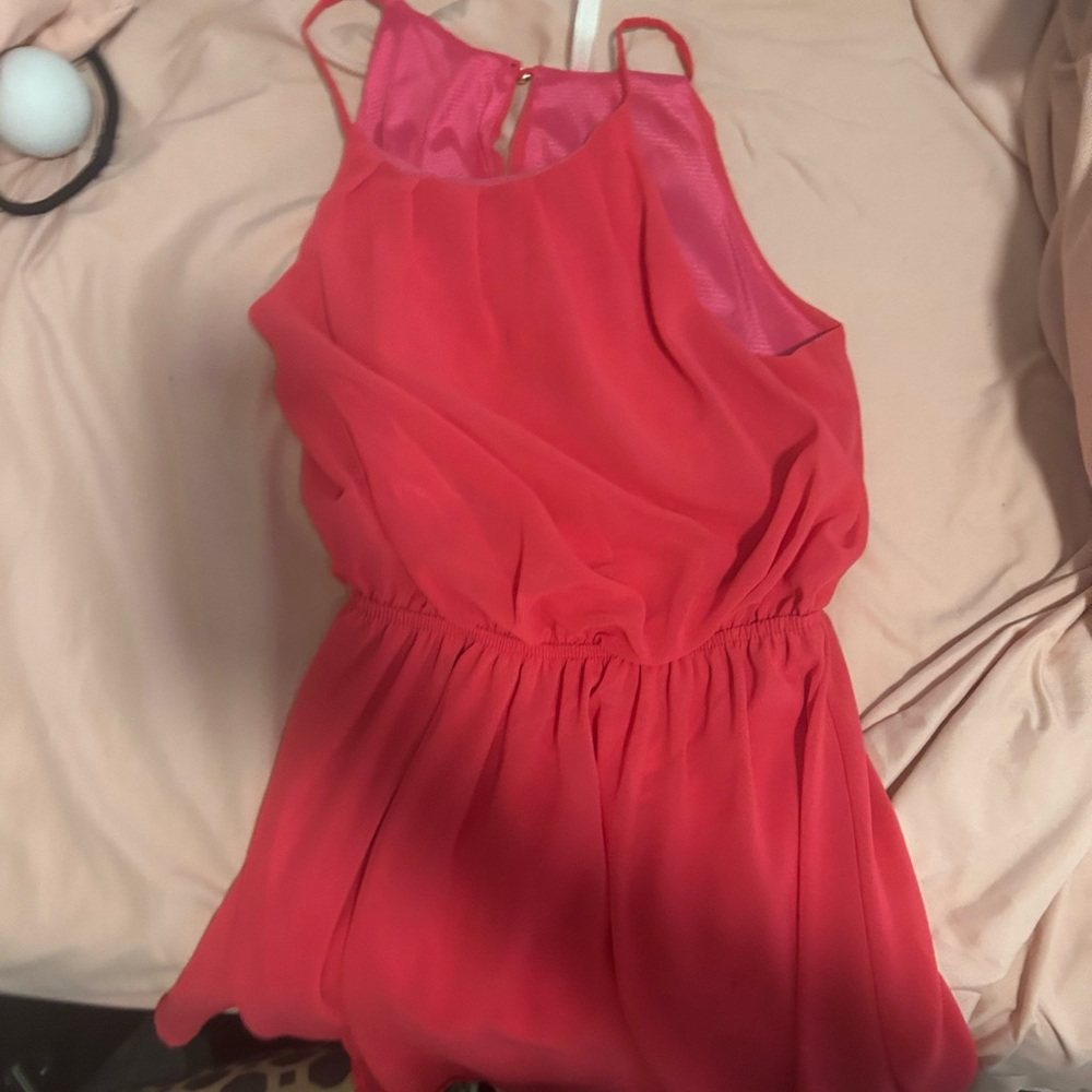 Chic Sleeveless Pink Dress